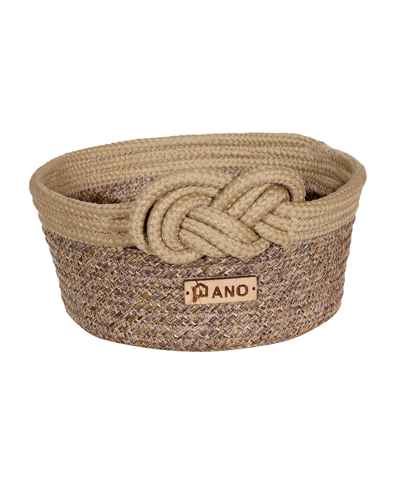 Valencia Polypropylene Beige Multi- Storage Basket- Pano Pano