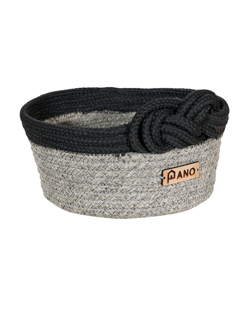 Valencia Polypropylene Lite Grey Multi-Storage Basket- Pano Pano