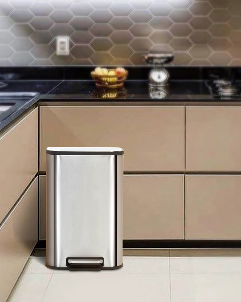 Binova Stainless Steel Soft Close Peddle Dustbins 20 Litre - Pano Pano