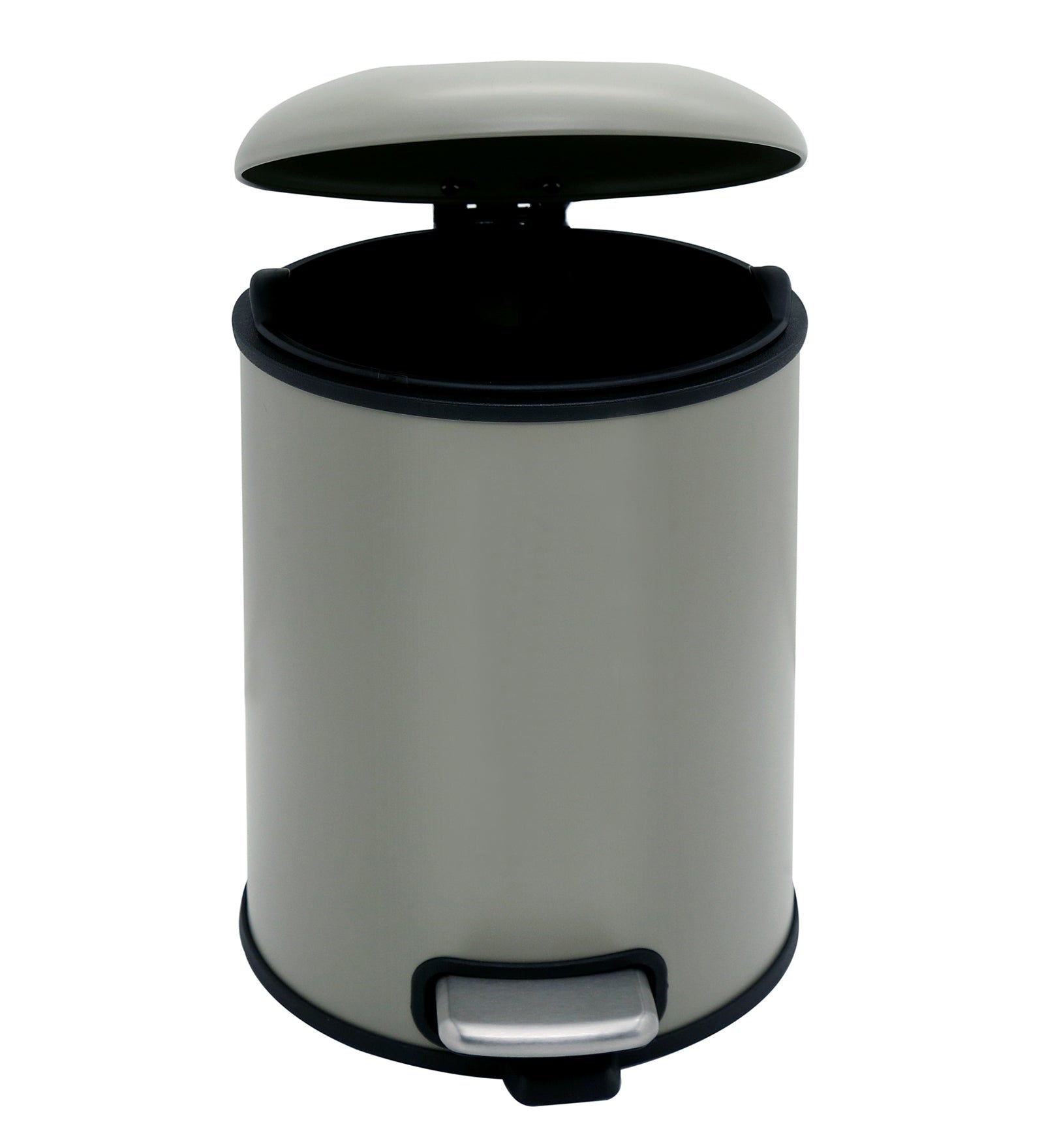 Stainless Steel Soft Close Step Bin 12 Litre Beige Pano