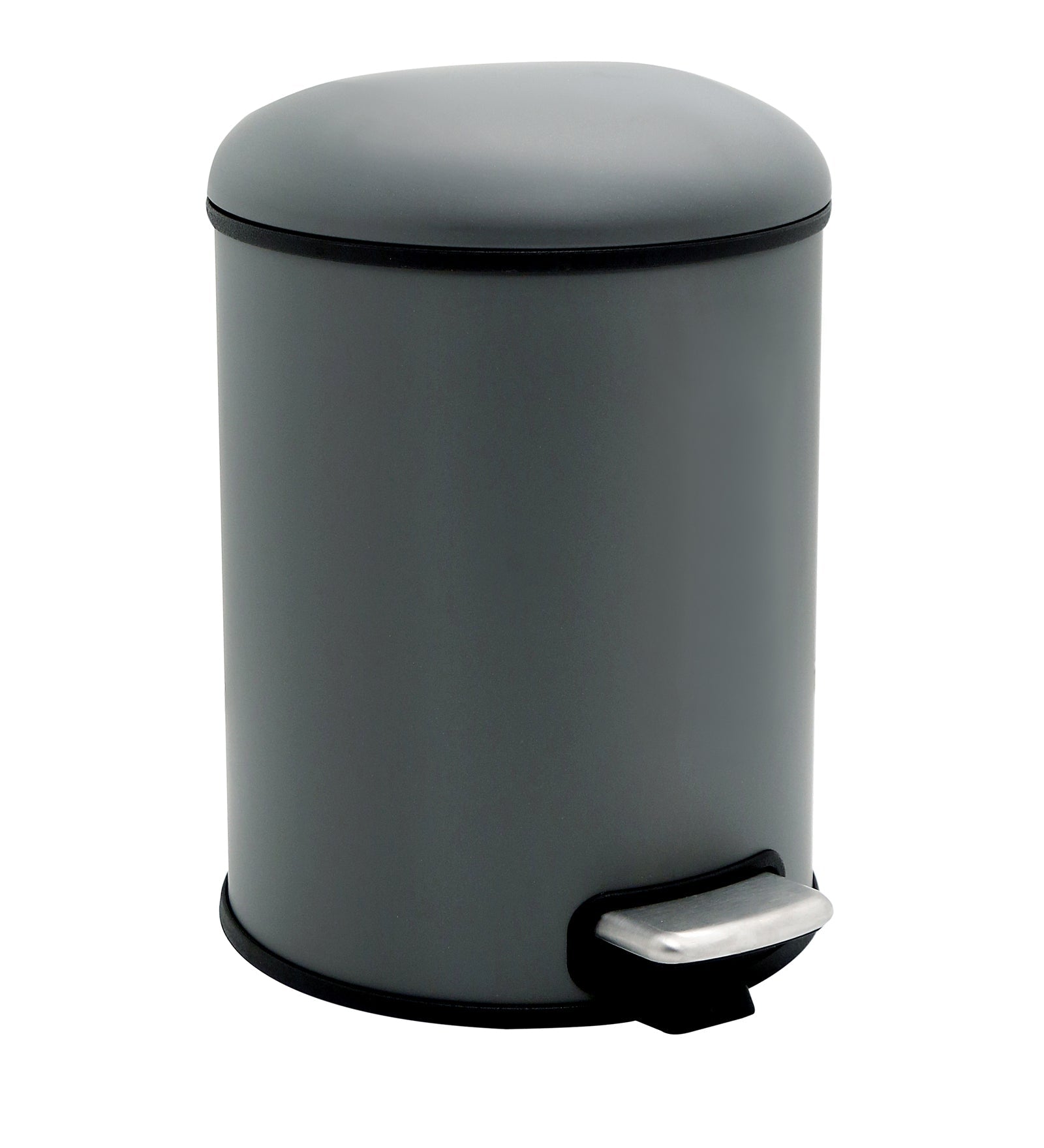 Stainless Steel Soft Close Step Bin 12 Litre Grey Pano