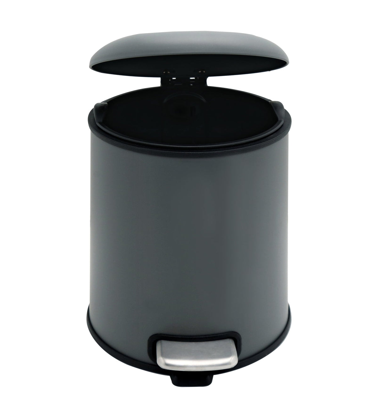 Stainless Steel Soft Close Step Bin 12 Litre Grey Pano