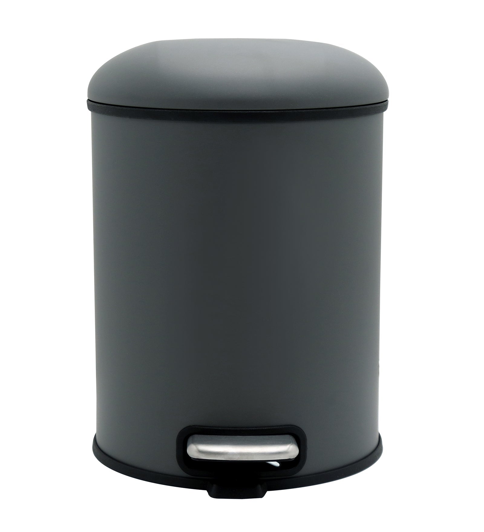 Stainless Steel Soft Close Step Bin 12 Litre Grey Pano