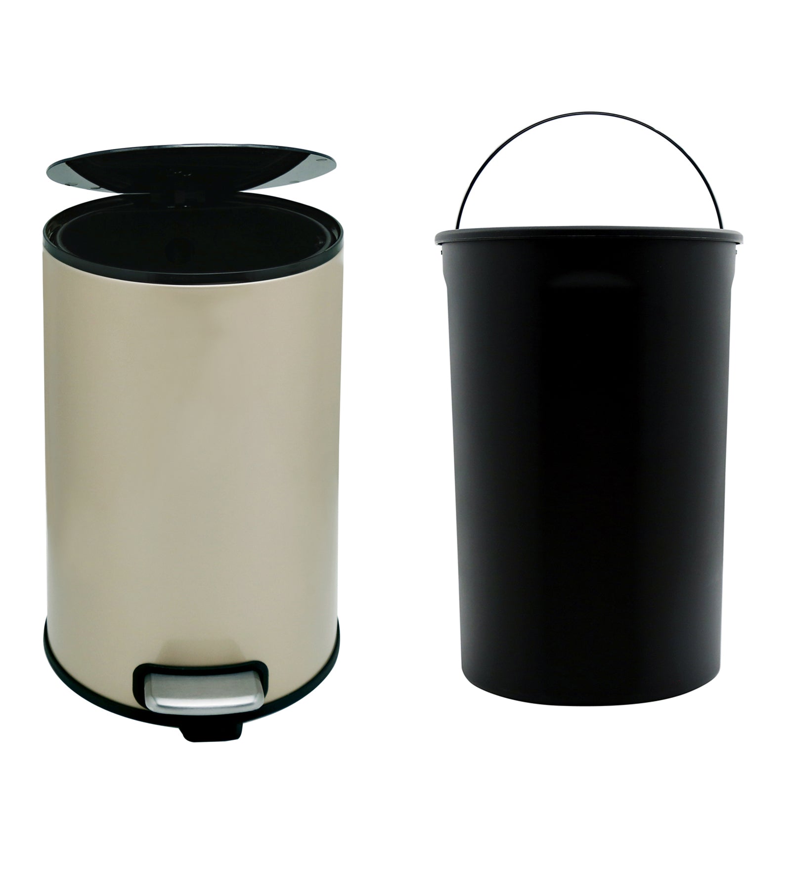 Stainless Steel Soft Close Step Round Bin 8 Litre Pano