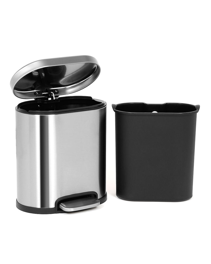 Masa Stainless Steel Soft Close Peddle Dustbins 5 Litre - Pano Pano