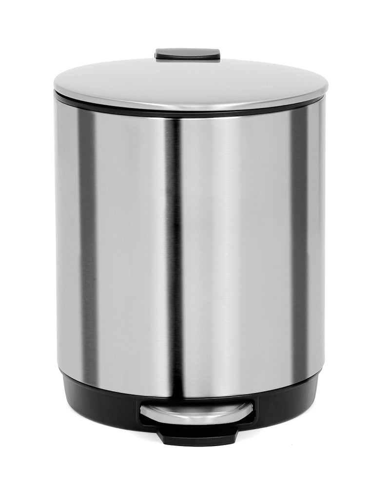 Vesta Stainless Steel Soft Close Peddle Dustbins 5 Litre - Pano Pano