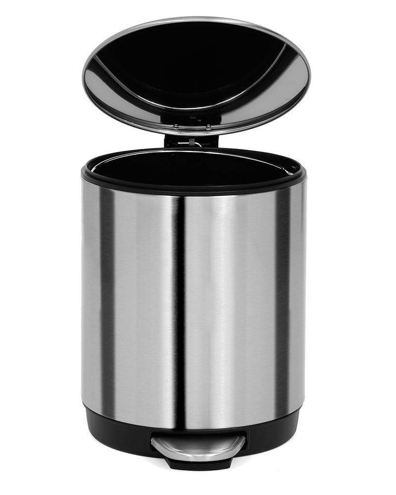Vesta Stainless Steel Soft Close Peddle Dustbins 5 Litre - Pano Pano
