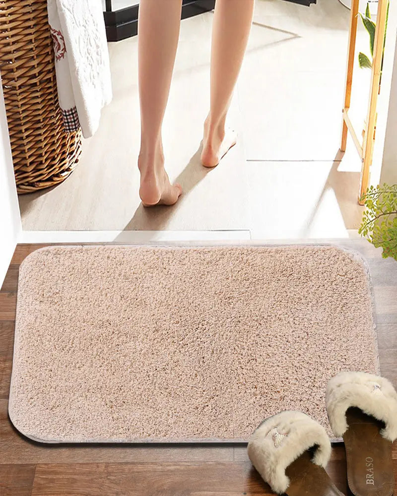 Sophia Anti Skid Super Cream Absorbent Bathmat