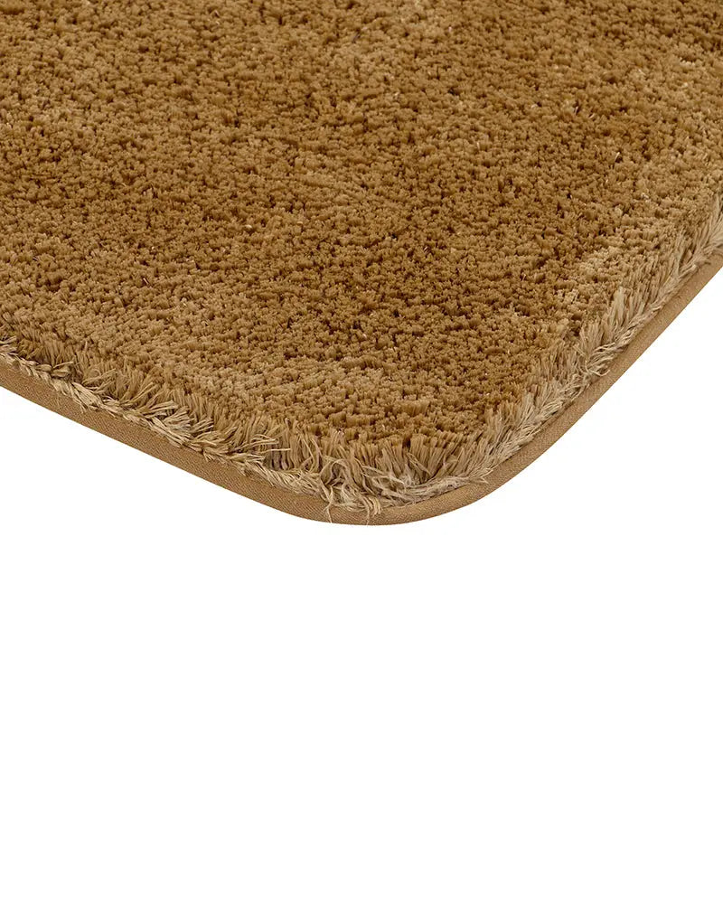 Sophia Anti Skid 2 Pcs Contour Bath Beige Rug