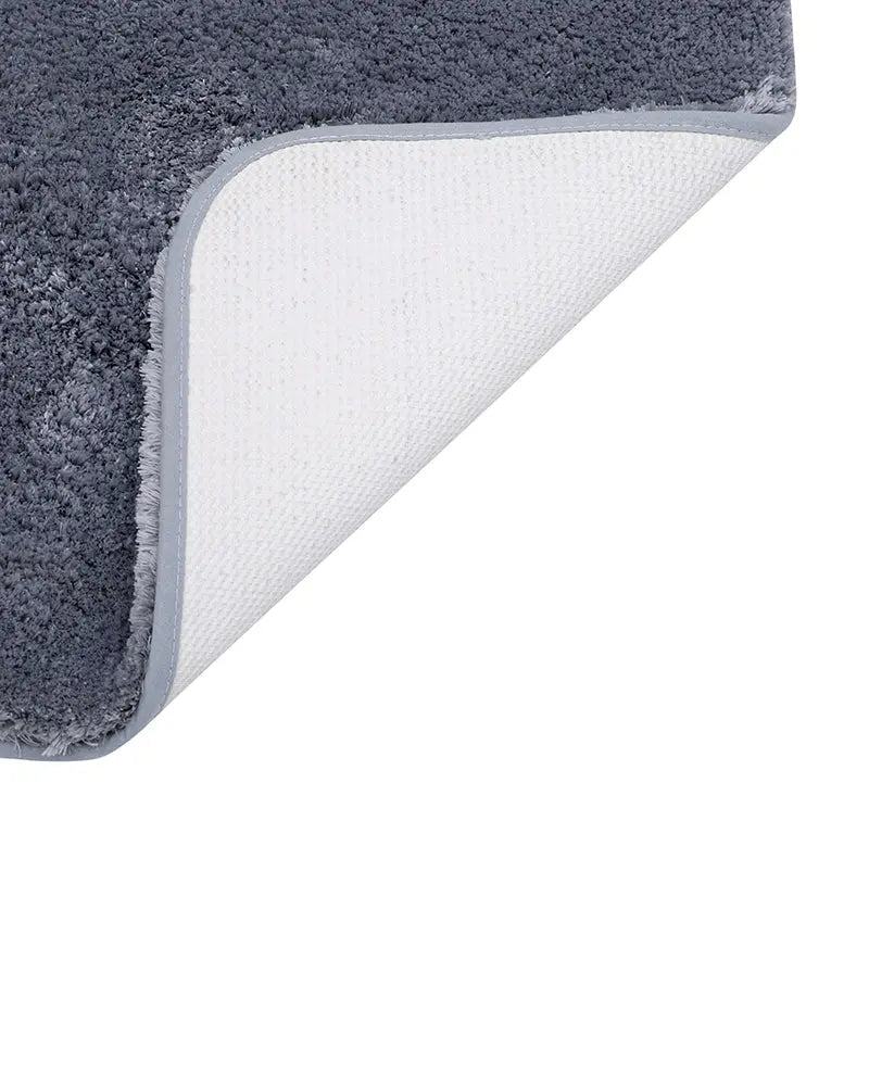 Sophia Anti Skid 2 Pcs Contour Bath Grey Rug