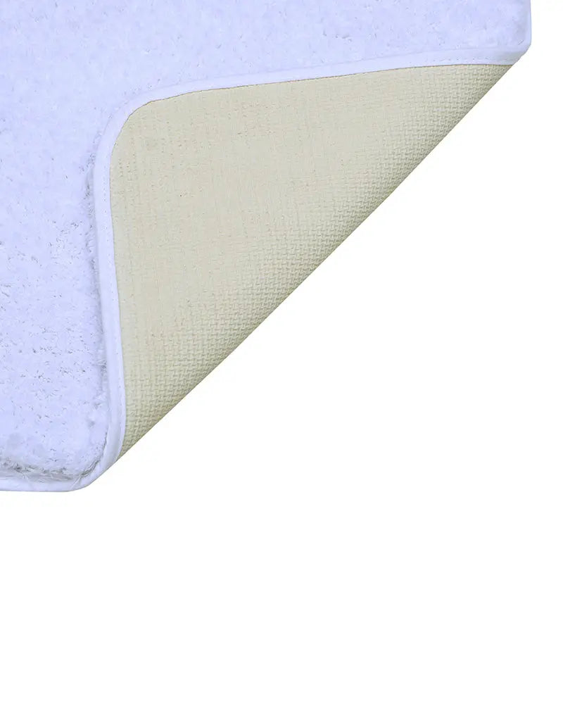 Sophia Anti Skid Super White Absorbent Bathmat