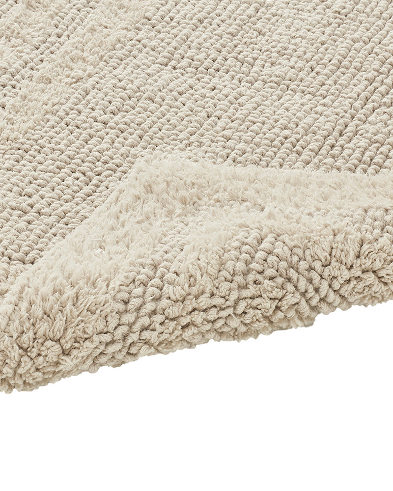 Double Race Track 100% Cotton Reversible Super Absorbent Bathmat Pano