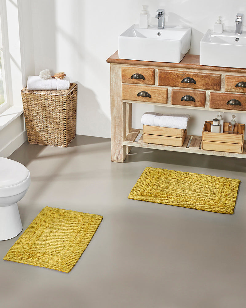 Double Race Track 100% Cotton Reversible Super Absorbent Bathmat Pano