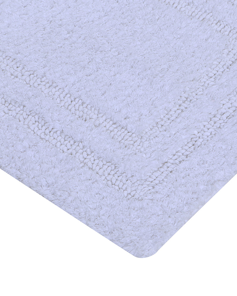 Double Race Track 100% Cotton Reversible Super Absorbent Bathmat