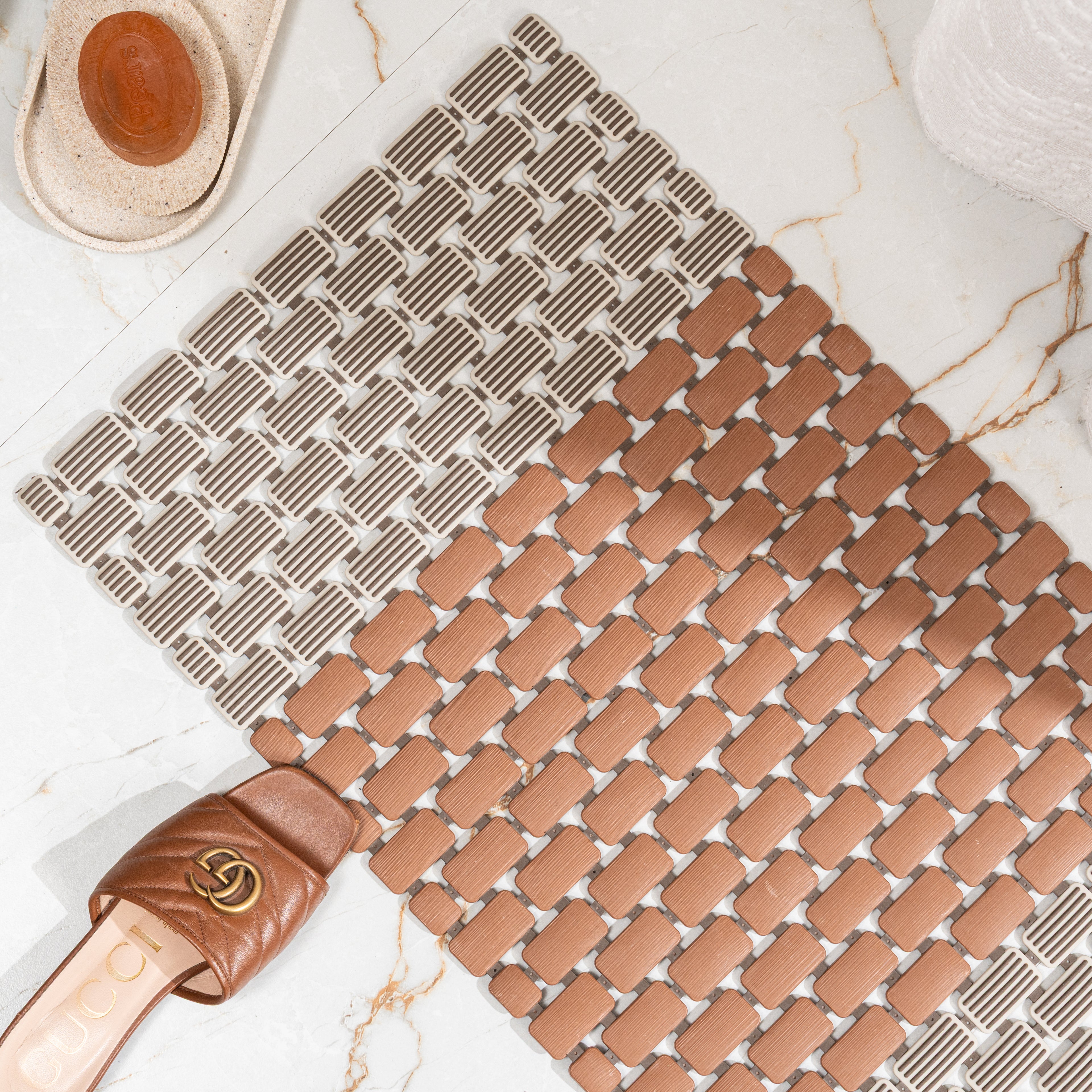 Drizzle Anti Slip Shower Mat - Pano