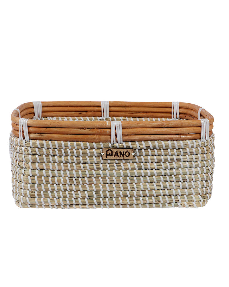 Essence Sea Grass Storage Basket Pano