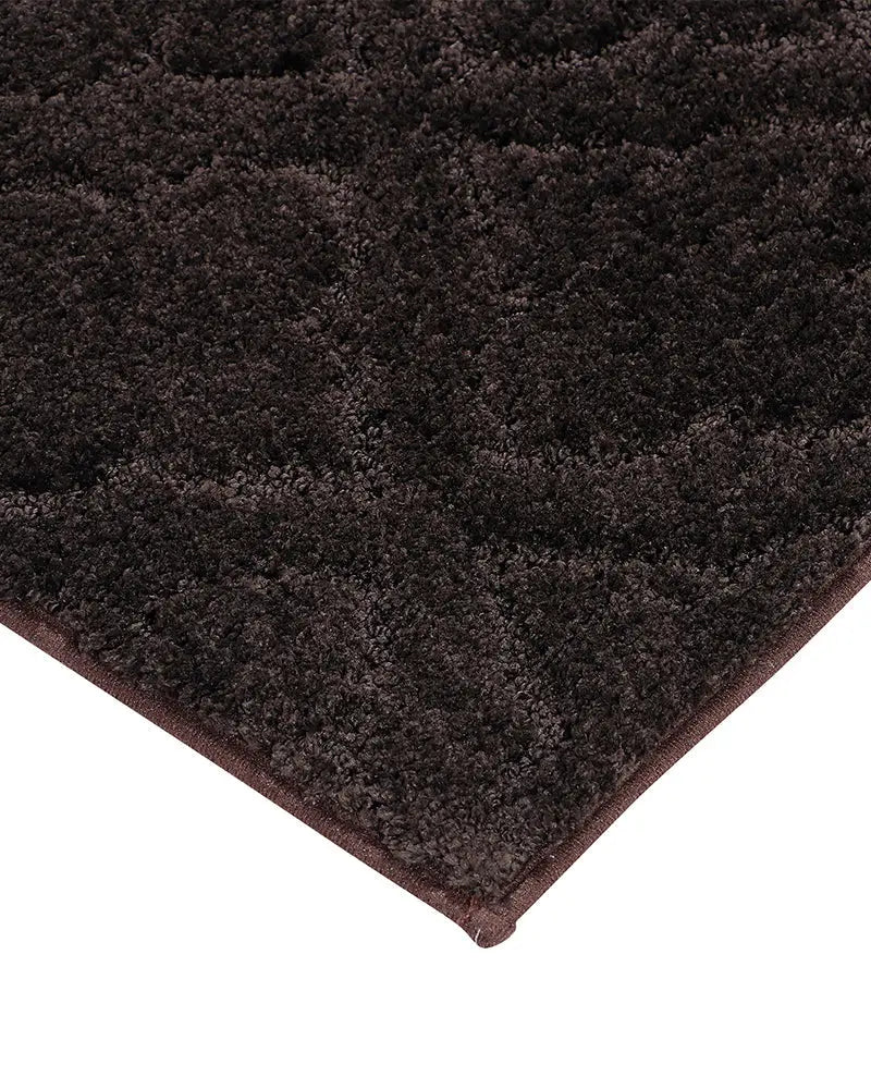 Flora Anti Skid Super Absorbent Dk. Brown Bathmat