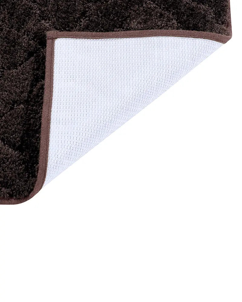 Flora Anti Skid Super Absorbent Dk. Brown Bathmat