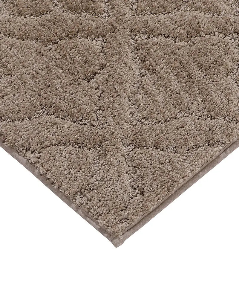 Flora Anti Skid Super Absorbent Lt. Brown Bathmat