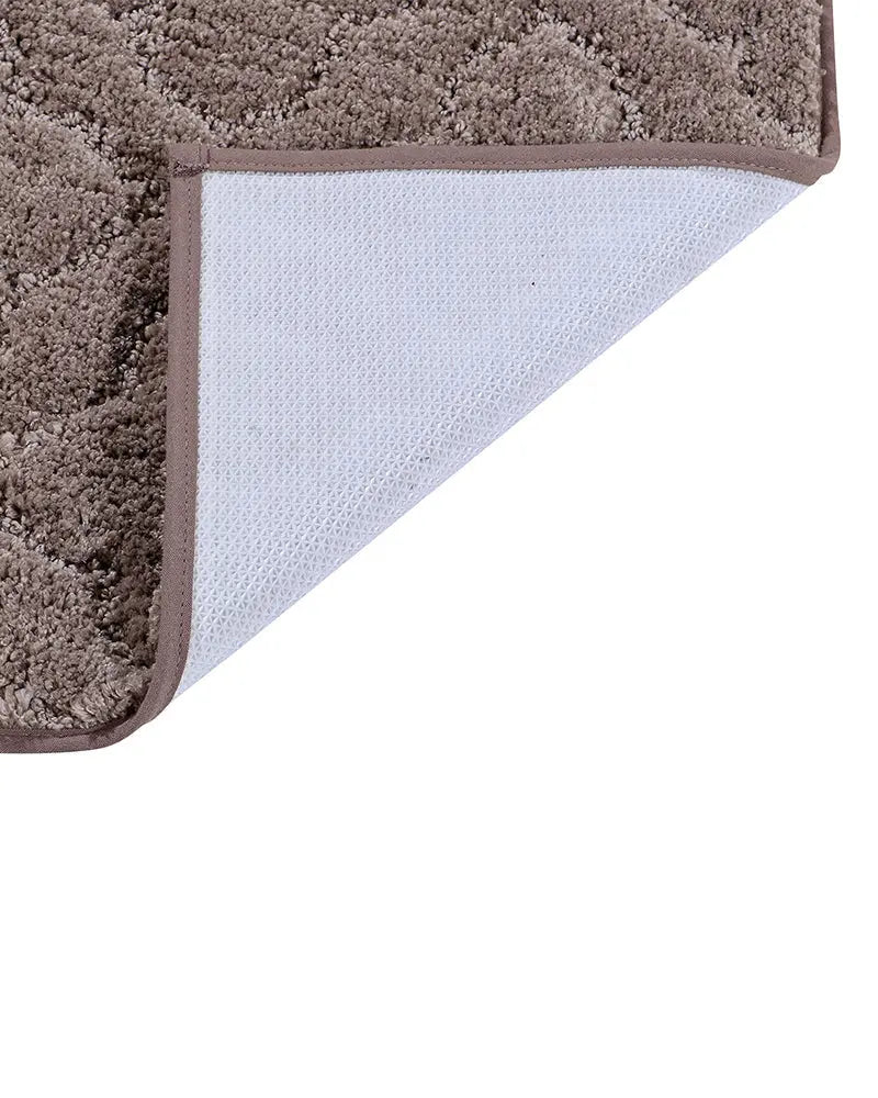 Flora Anti Skid Super Absorbent Md. Brown Bathmat