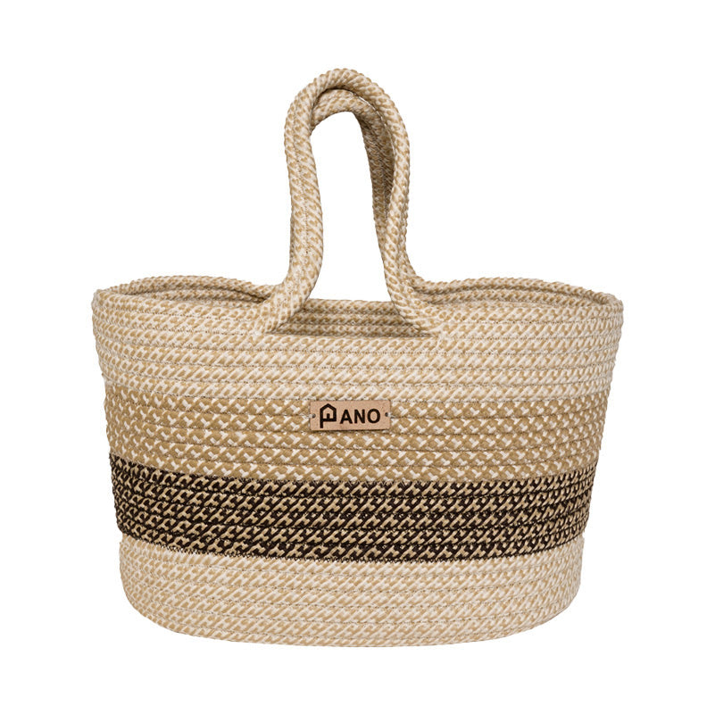 Fioris Multi Purpose Brown Tote Hand Basket