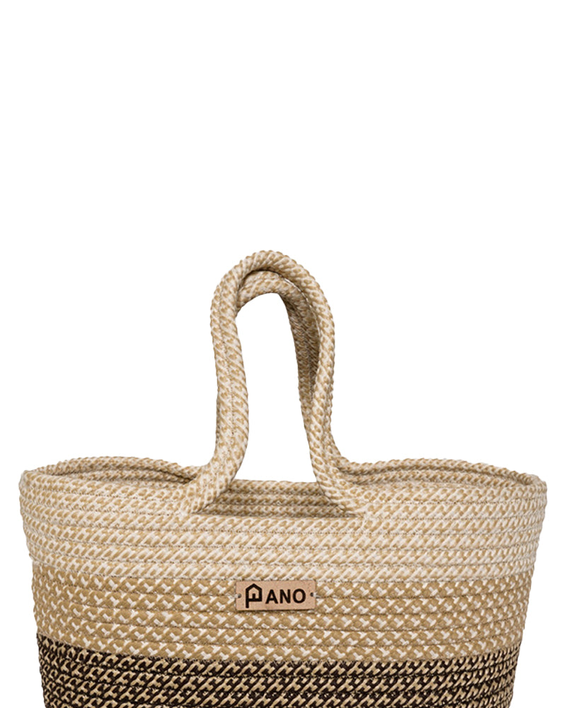 Fioris Multi Purpose Brown Tote Hand Basket