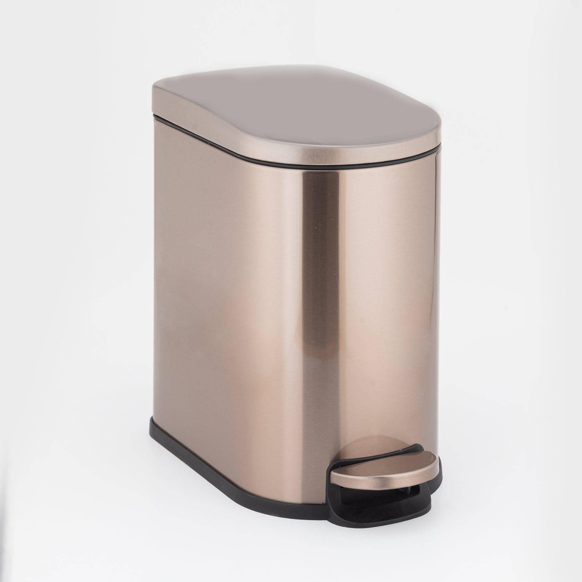 Milo Stainless Steel Step Bin Golden Haze Trashcan 5 Litre - Pano