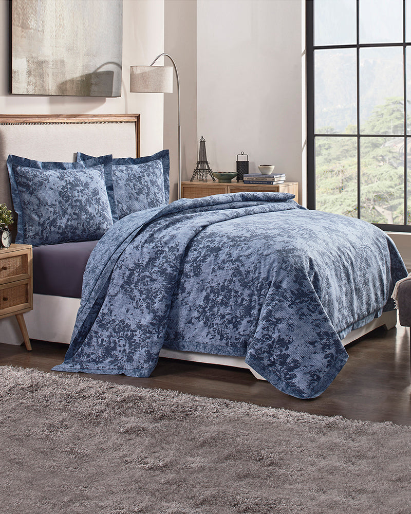 Super Soft Premium Cotton King Size Flat Bedsheet with 2 Pillow Covers and same Color Double Bed Comfort (Set of 4 Pieces) Pano