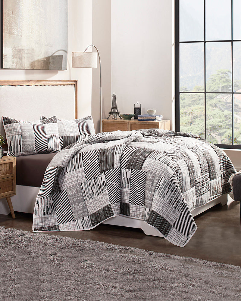 Super Soft Cotton King Size Bedsheet with 2 Pillow Covers with Double Bed Comfort (Set of 4 Pieces) Pano
