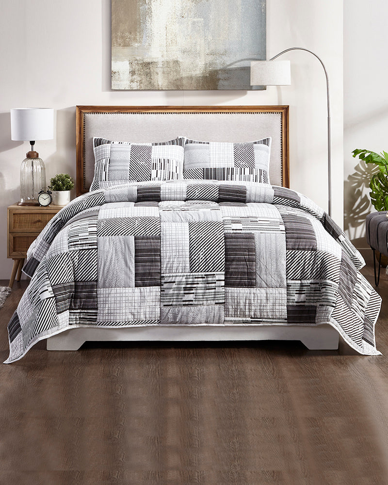 Super Soft Cotton King Size Bedsheet with Pillow Covers with Double Bed Comfort (Set of Pieces) Pano