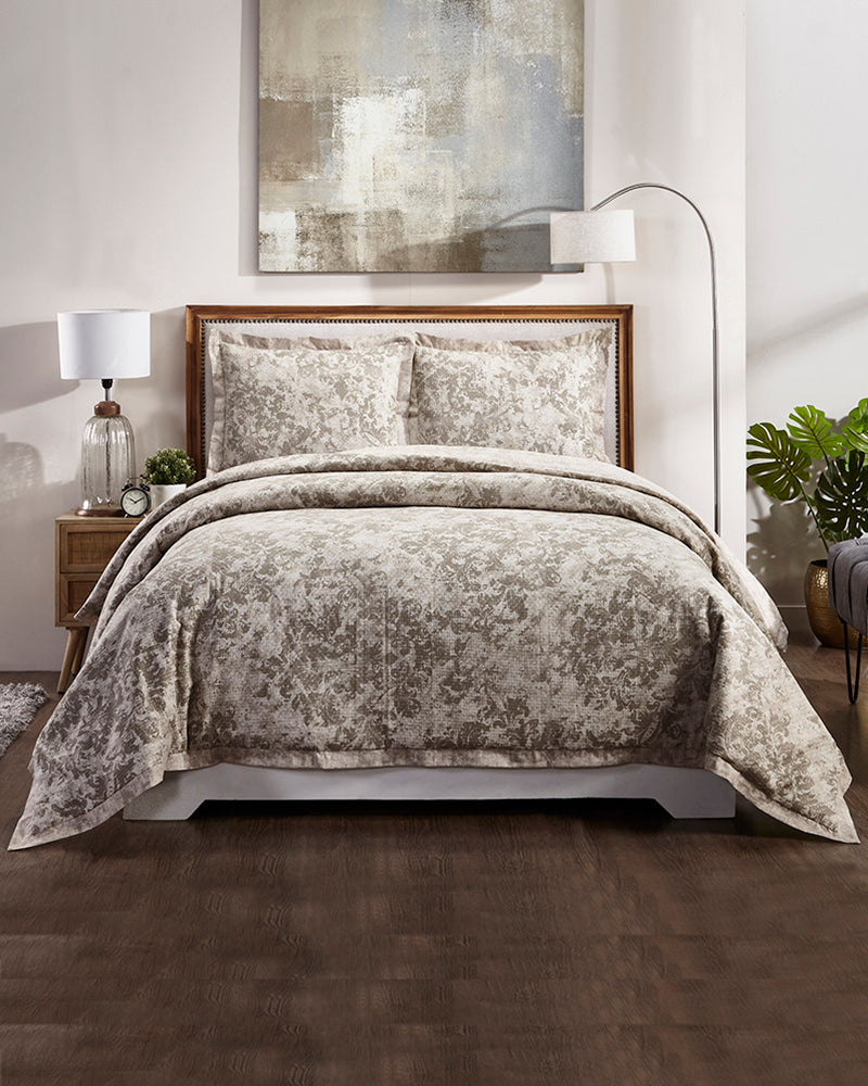 Super Soft Premium Cotton King Size Flat Bedsheet with 2 Pillow Covers and same Color Double Bed Comfort (Set of 4 Pieces) Pano