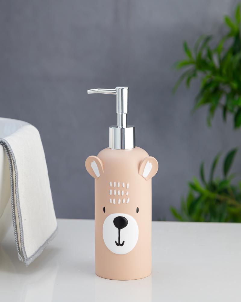 Bear Kids Polyresin Soap Dispenser - 370 ML - Pano