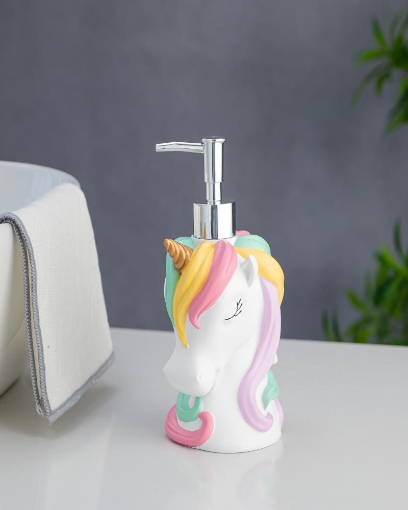 Unicorn Kids Polyresin Soap Dispenser - 380 ML - Pano
