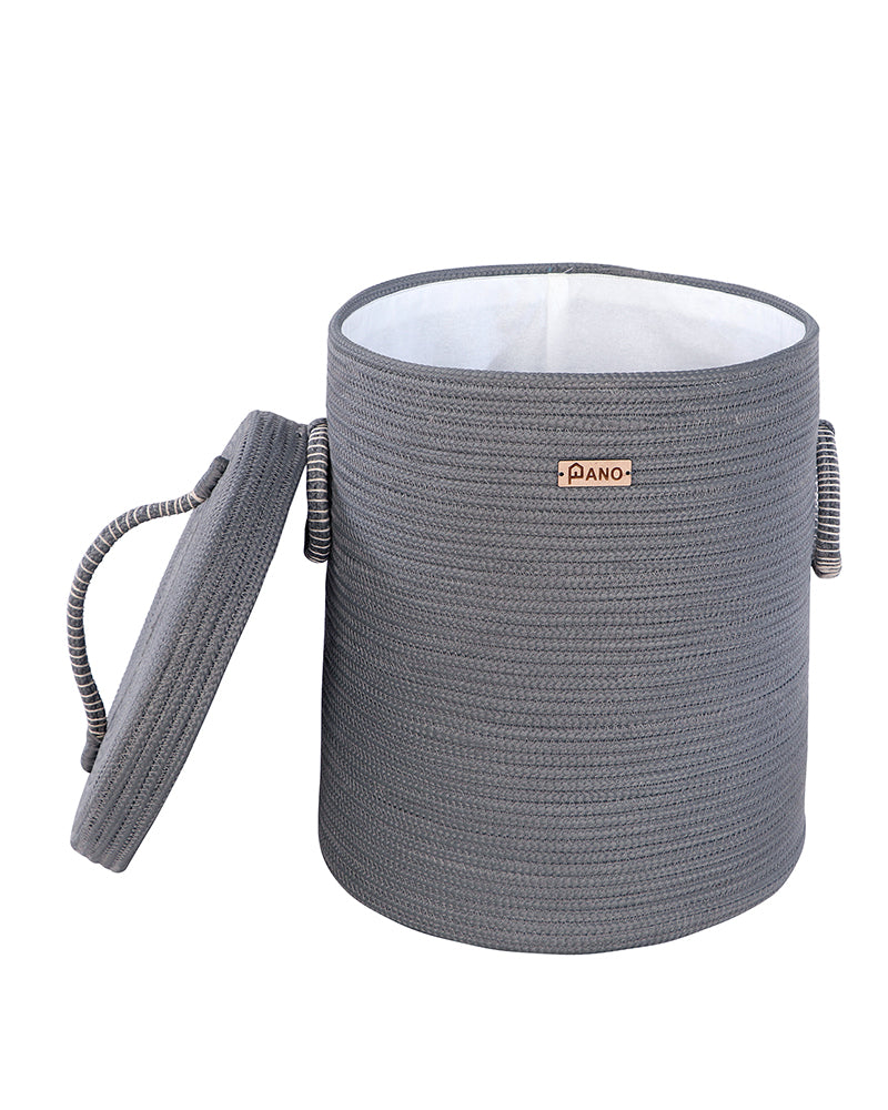 Solid laundry Basket Multi Purpose with Lid - Pano Pano