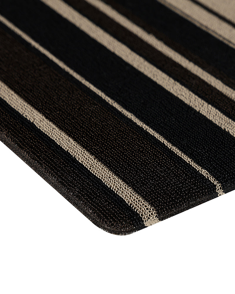 Linea Beige Anti-Skid Outdoor Mat -Pano