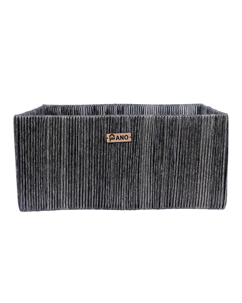 Imported Madisson Wicker Basket Dary Grey Pano