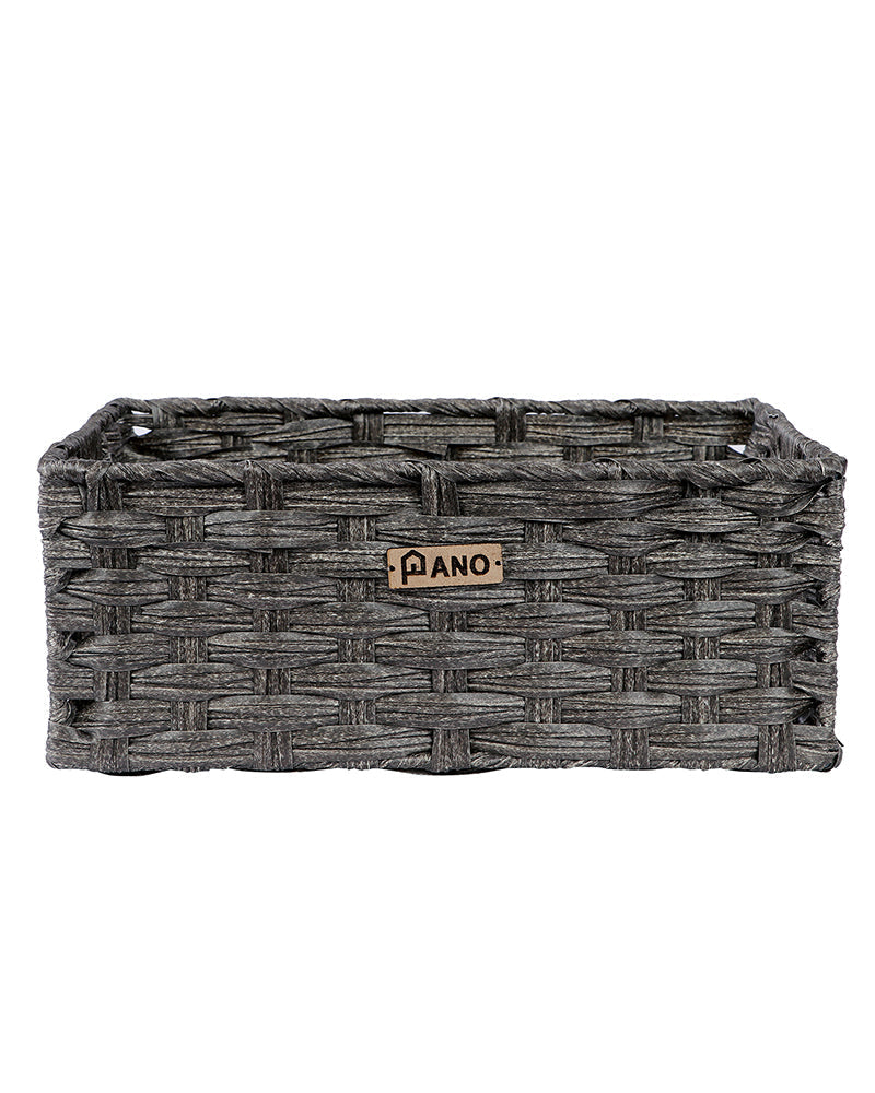 Hudson Wicker Basket Mud Brown - Pano Pano