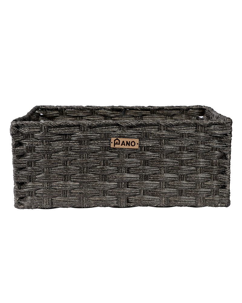 Hudson Wicker Basket Mud Brown - Pano Pano