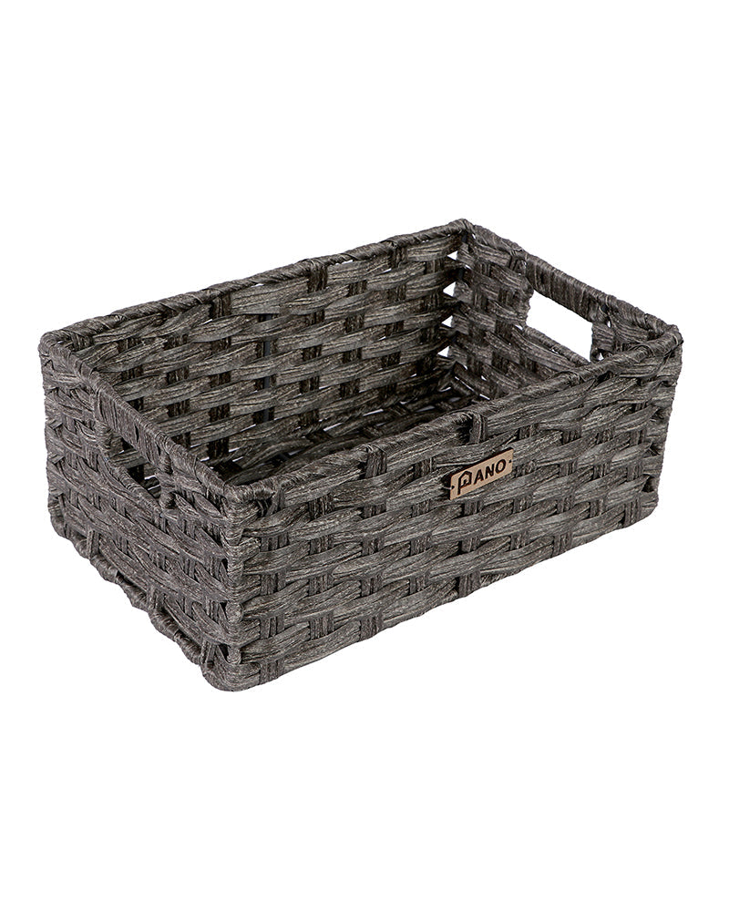 Hudson Wicker Basket Mud Brown - Pano Pano