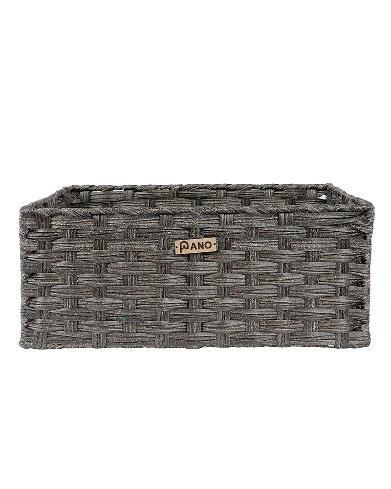Hudson Wicker Basket Mud Brown - Pano Pano