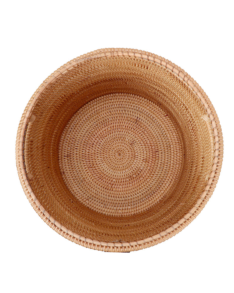Muse Resort Bamboo Basket with Lid Pano