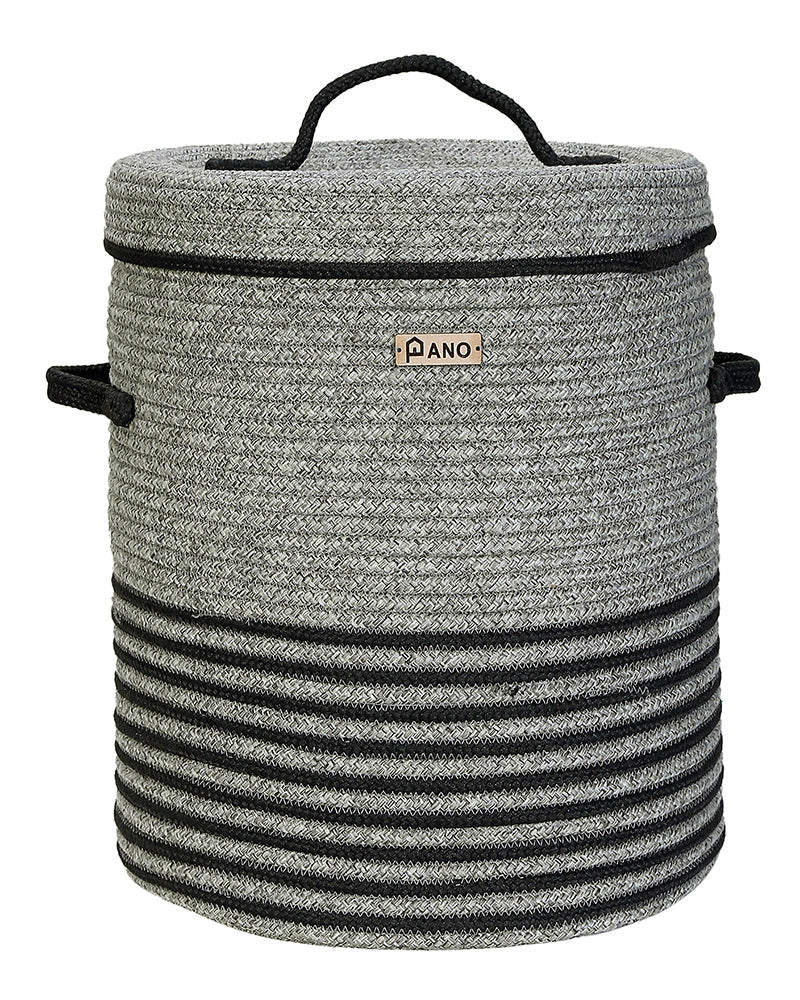 New Laundry Basket with Lid 15X15X18 In Pano