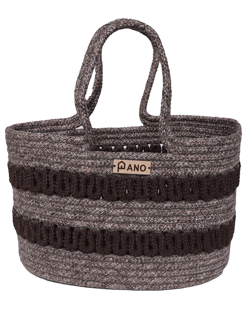 Oslo Multi Purpose Brown Tote Hand Basket