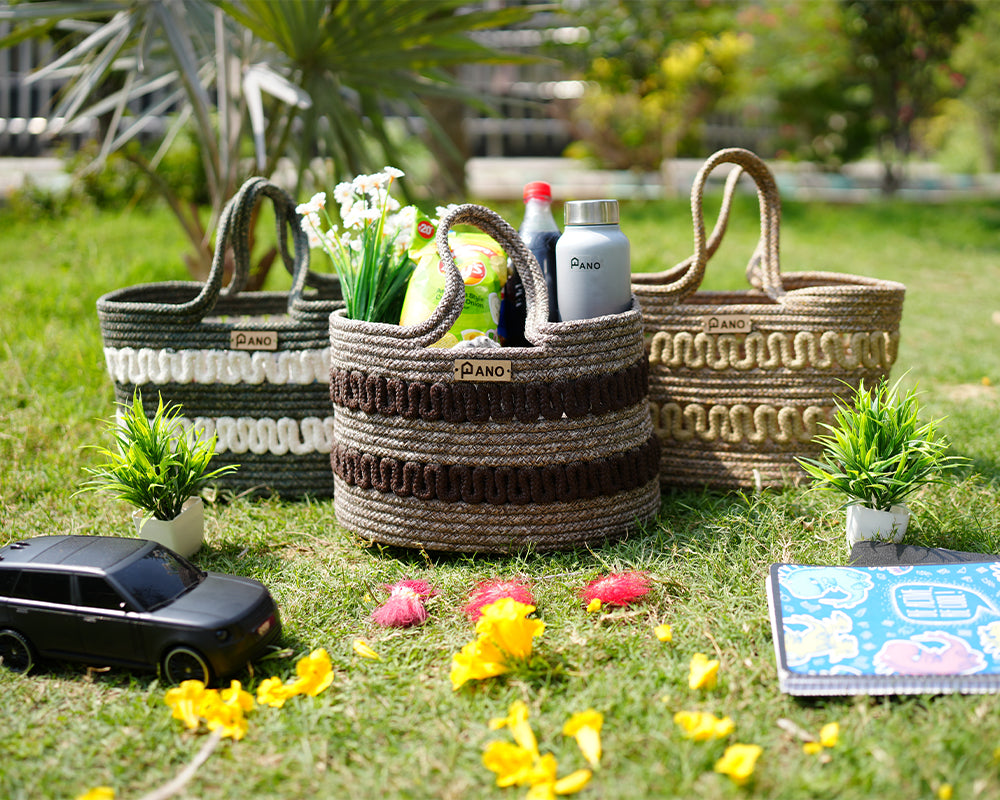 Oslo Multi Purpose Brown Tote Hand Basket