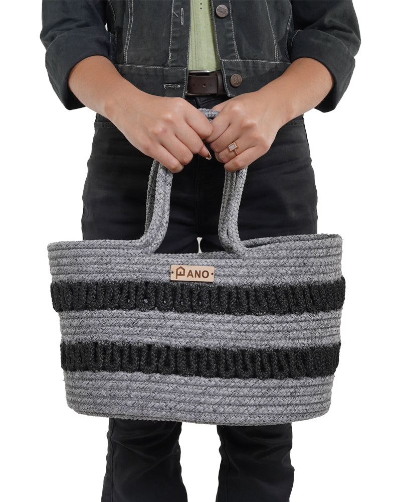 Oslo Multi Purpose Grey Tote Hand Basket