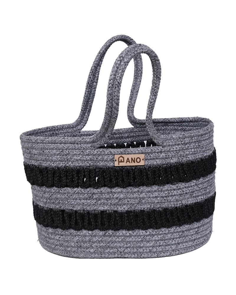 Oslo Multi Purpose Grey Tote Hand Basket