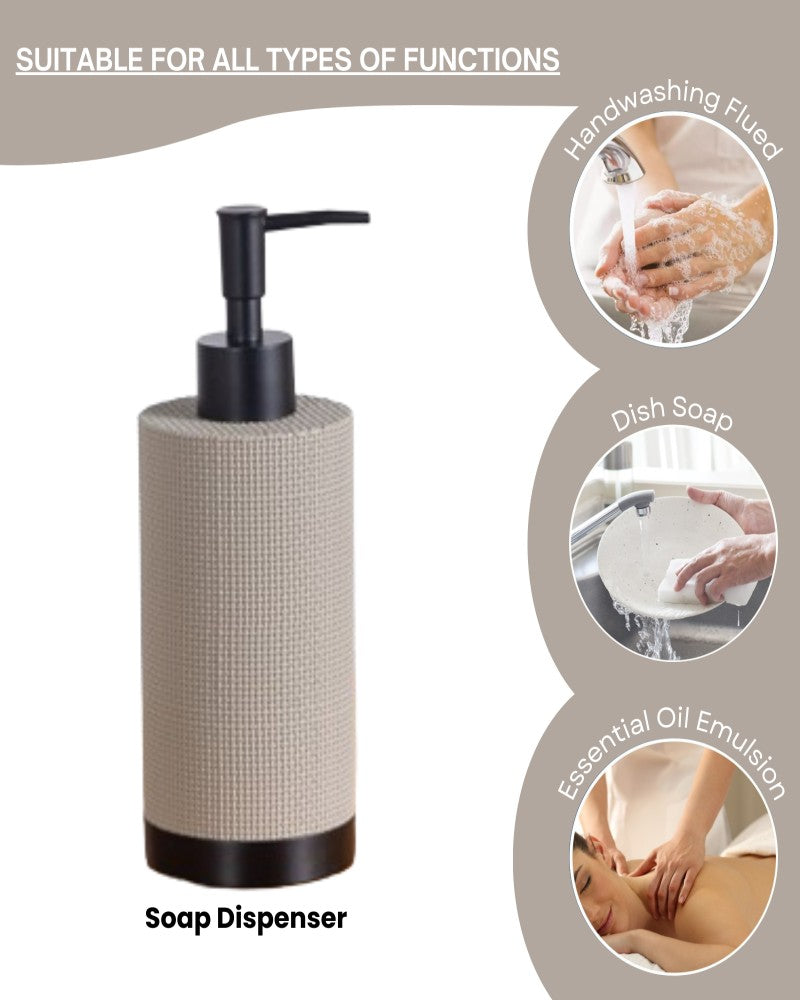 Exclusive Polyresin Bath Decor Bathroom Accessory Set of 4 Pano