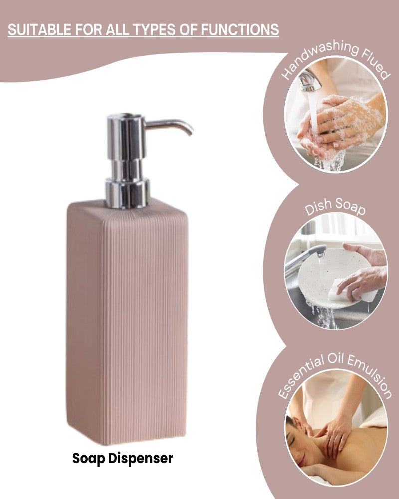 Exclusive Polyresin Bath Decor Bathroom Accessory Set of 4 Pano