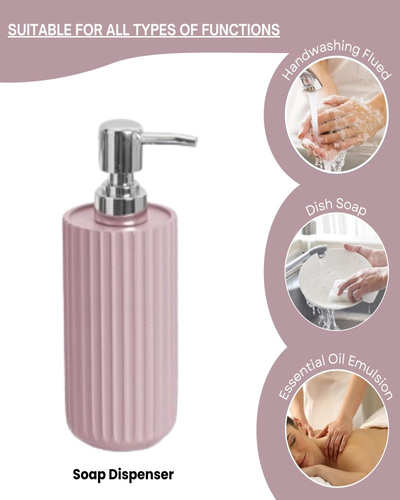 Exclusive Polyresin Bath Decor Bathroom Accessory Set of 4 Pano