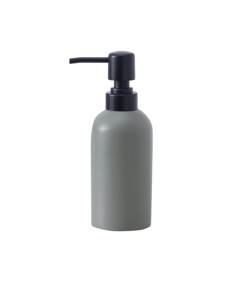 Exclusive Polyresin Bath Soap Dispenser Olive Green Pano